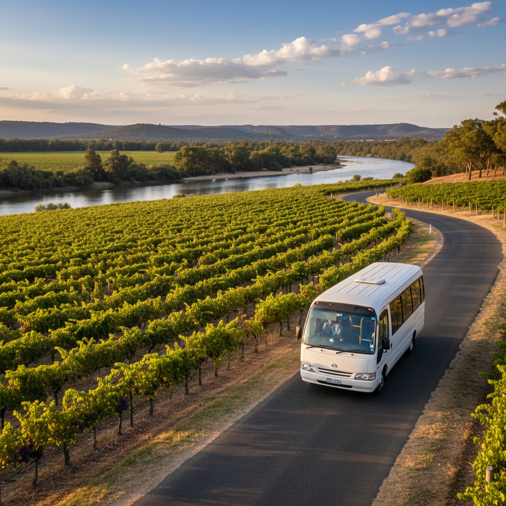 Minibus in Mildura